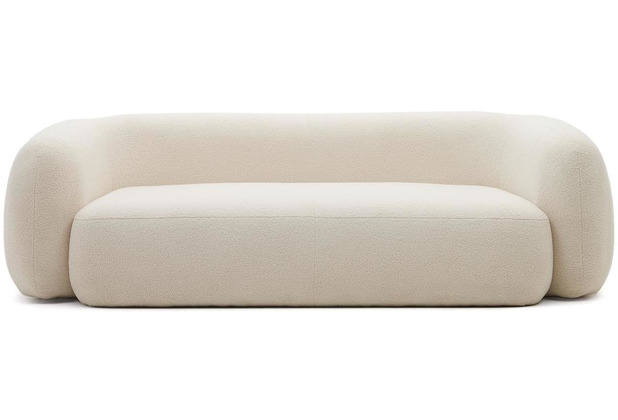 Nosh Martina 3-Sitzer-Sofa mit Boucl in Off-White 240 cm
