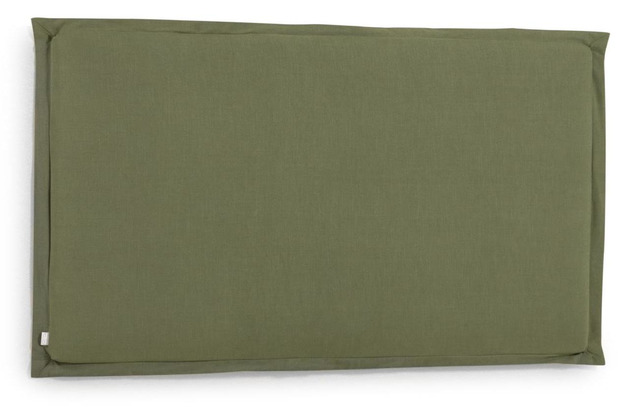 Nosh Tanit Bettkopfteil mit abnehmbarem Bezug aus Leinen grn fr Bett von 200 cm