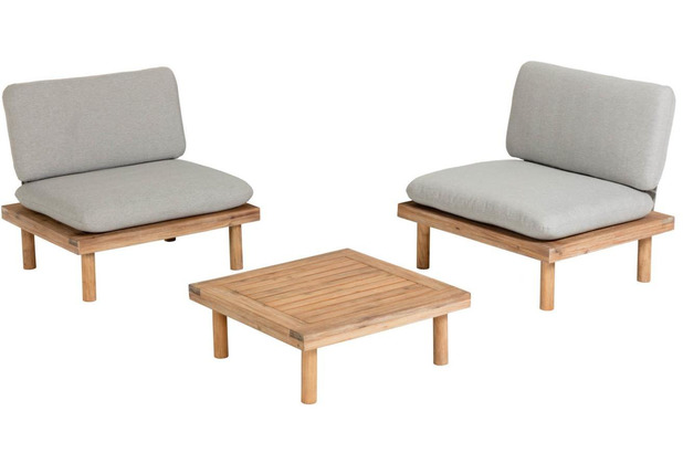 Nosh Viridis Set, bestehend aus 2 Sessel und Tisch FSC 100%