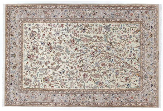 Oriental Collection Isfahan Teppich auf Seide 200 cm x 310 cm