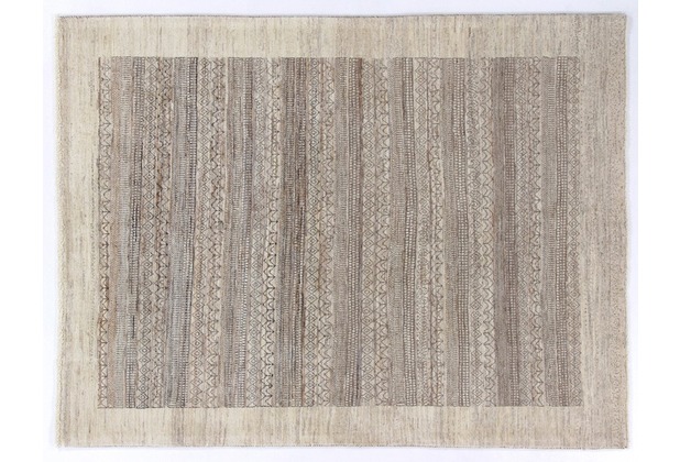 Oriental Collection Gabbeh-Teppich Loribaft 150 cm x 195 cm beige-grau