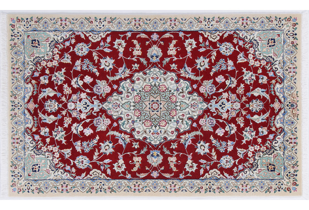 Oriental Collection Orientteppich Nain Sherkat rot 90 x 145 cm
