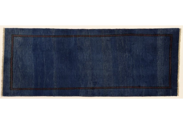 Oriental Collection Gabbeh-Teppich Rissbaft 82 x 210 cm blau
