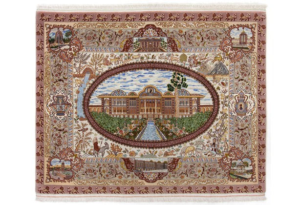 Oriental Collection Tbriz Teppich 70 radj auf Seide 167 x 130 cm