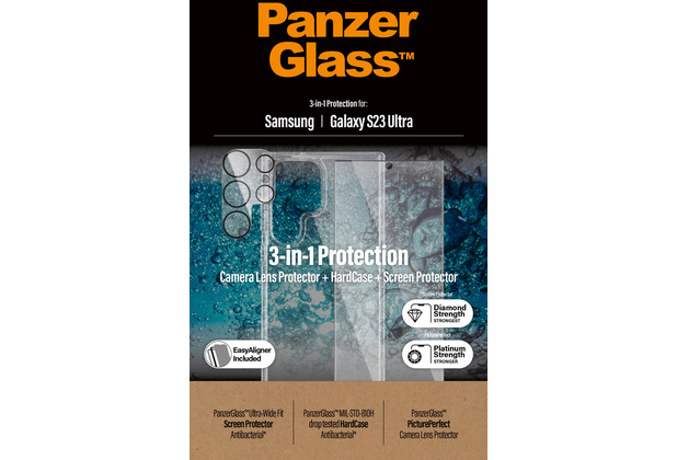 PanzerGlass HardCase+Screen Protector S. Galaxy S23 Ultra