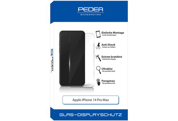 Pedea Display-Schutzglas fr Apple iPhone 14 Pro Max