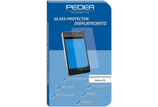 Pedea Display-Schutzglas für Samsung Galaxy A52