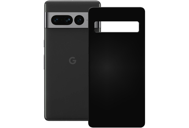 Pedea Soft TPU Case fr Google Pixel 7 Pro, schwarz