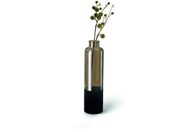 Philippi Linus Vase L Glas, Nickel, verspiegelt, 45 cm (h)