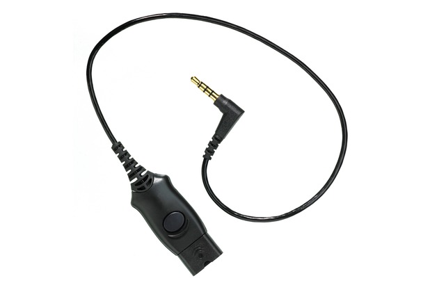 Plantronics Adapterkabel MO300 QD - 3,5 mm Klinke (HTC, Apple, Blackberry u.a.)