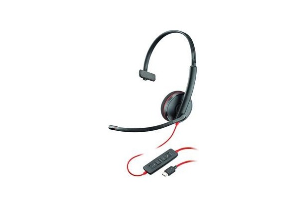 Plantronics Headset Blackwire C3210 monaural USB-C