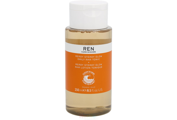 Ren Ready Steady Glow Daily Aha Tonic Clean To Skin 250 ml
