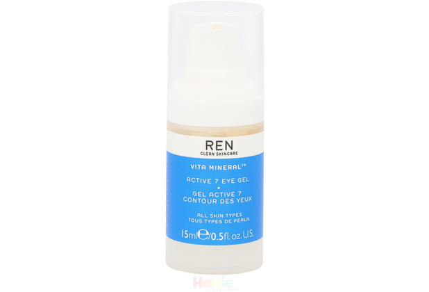 Ren Vita Mineral Active 7 Eye Gel Clean Skin Care All Skin Types 15 ml