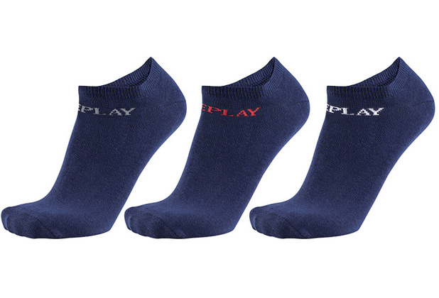 REPLAY IN LINER Basic Instep Logo 3 Paar Banderole dark blue/logo ass colours 35/38