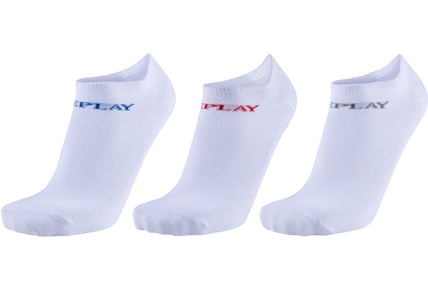 REPLAY IN LINER Basic Instep Logo 3 Paar Banderole white/logo ass colours 35/38