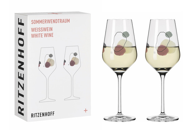 Ritzenhoff Sommerwendtraum Weiweinglas-Set #2 von Romi Bohnenberg