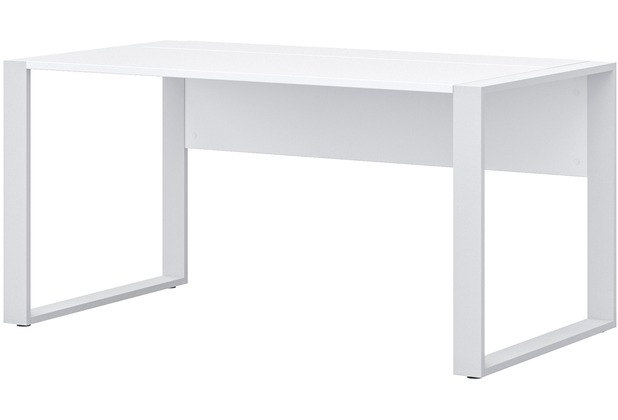 Röhr Schreibtisch 150 cm Weiß