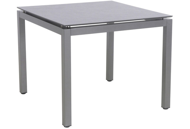 Royal Garden ROYAL COMPER quadratischer Tisch mit HPL Tischplatte Iron Grey