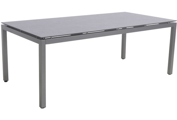 Royal Garden ROYAL COMPER rechteckiger Tisch mit HPL Tischplatte Iron Grey