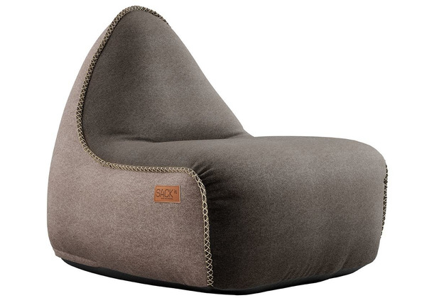 SACKit Canvas Lounge Chair combi brown/sand