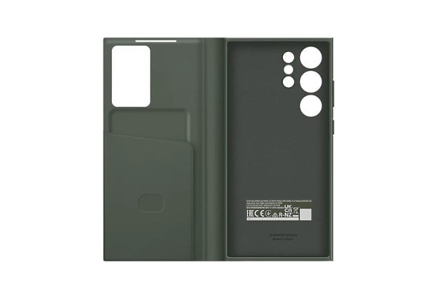 Samsung Galaxy S23 Ultra Smart View Wallet Case Khaki