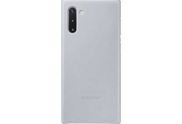 Samsung Leather Cover SM-N970F / Galaxy Note10, gray