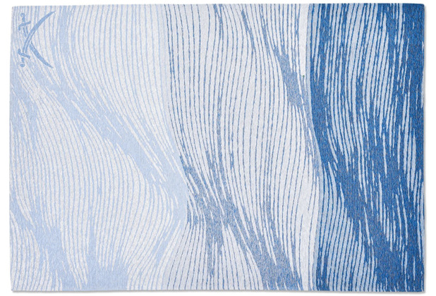 Sansibar Teppich Keitum SA-007 blue 60 x 90 cm