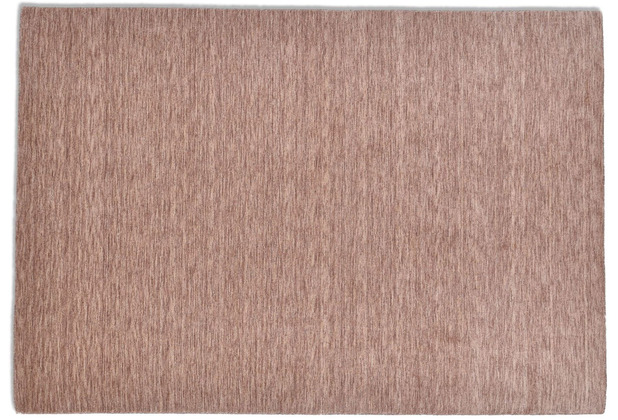Sansibar Handwebteppich List UNI beige 40 x 60 cm