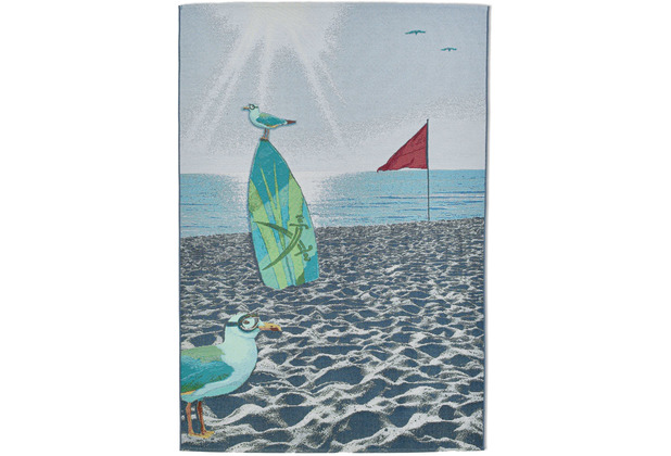 Sansibar In- & Outdoor-Teppich Rantum Beach SA-021 multicolor 60 x 100 cm