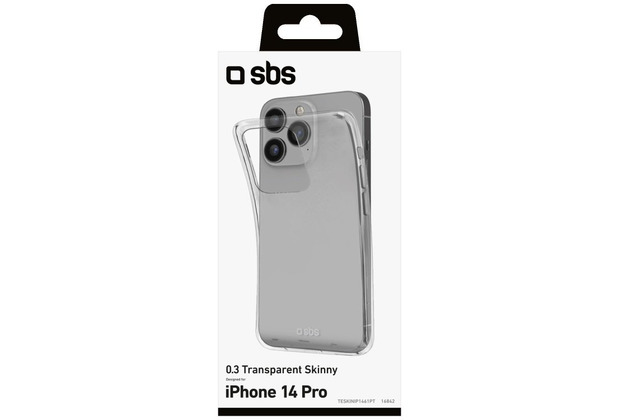 SBS Skinny Cover for iPhone 14 Pro, transparent