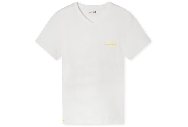 Schiesser Herren T-shirt V-Ausschnitt off-white 181185-102 48