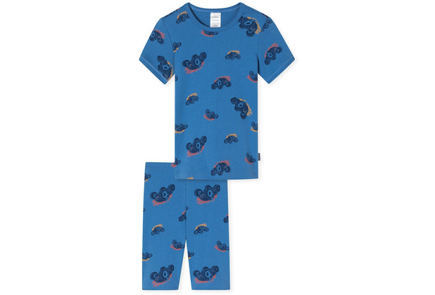 Schiesser Kleinkinder Jungen Schlafanzug kurz blau 181065-800 104