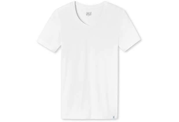Schiesser Herren T-shirt V-Ausschnitt wei 149043-100 7 = XL