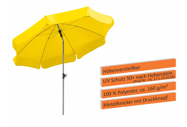Schneider Schirme Sonnenschirm Locarno 200/8 zitrus