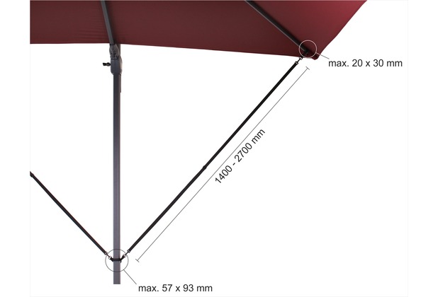 Schneider Schirme Ampelschirm-Windsicherung