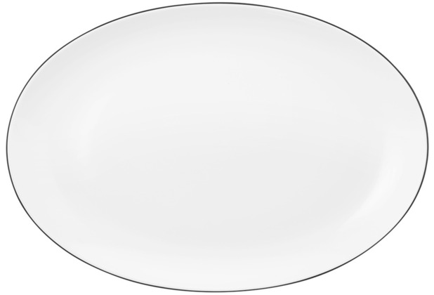 Seltmann Weiden Lido Black Line Platte oval 35 cm