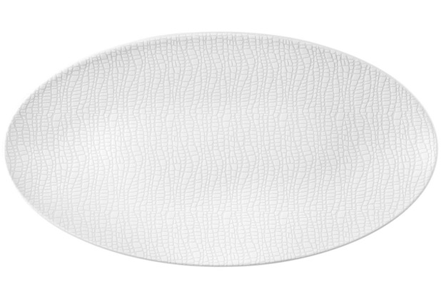 Seltmann Weiden Servierplatte oval 33x18 cm Life Fashion luxury white