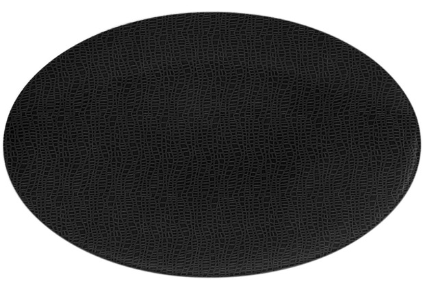 Seltmann Weiden Servierplatte oval 40x26 cm Life Fashion glamorous black