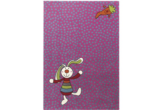 Sigikid Kinderteppich Rainbow Rabbit SK-0523-03 pink 120 x 170 cm
