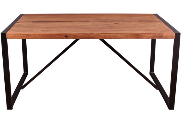 SIT NATURAL EDGE Tisch 160x90 cm natur und schwarz