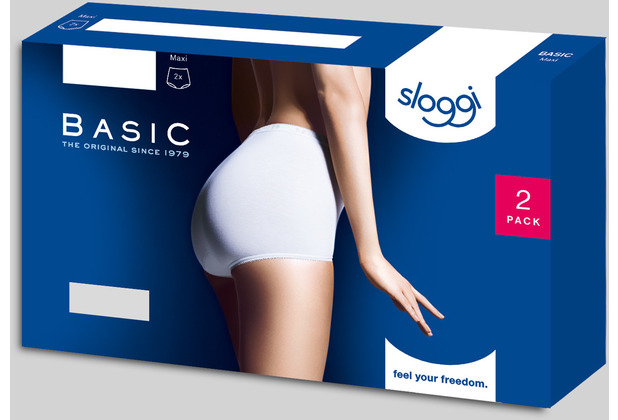 Sloggi Basic+ Maxi 2er Pack white 46