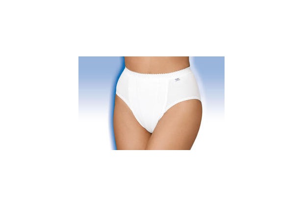 Sloggi Control Damen Tagwäsche Slip (ohne Bein) Taille white Liebestöter-Optik 38