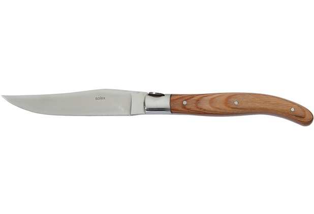 solex TORRO Steakmesser mit hellem Holzgriff