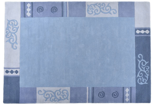 THEKO Teppich Ambadi 3082 700 blau 60 x 90 cm