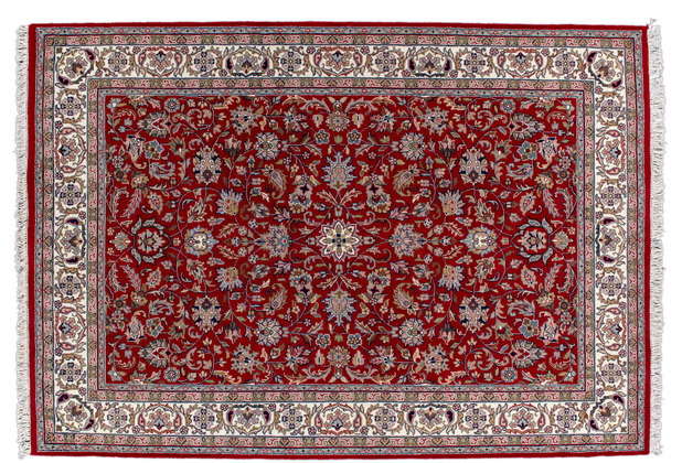 THEKO Teppich Benares Isfahan red 40 x 60 cm
