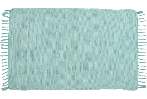 Zaba Handwebteppich Dream Cotton mint 40 x 60 cm