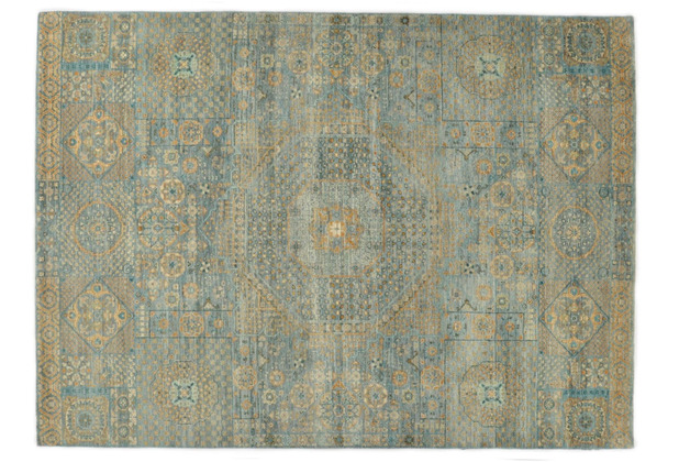 THEKO Orientteppich Hindustan Super Afgahn 4536 blue multi 170 x 240 cm
