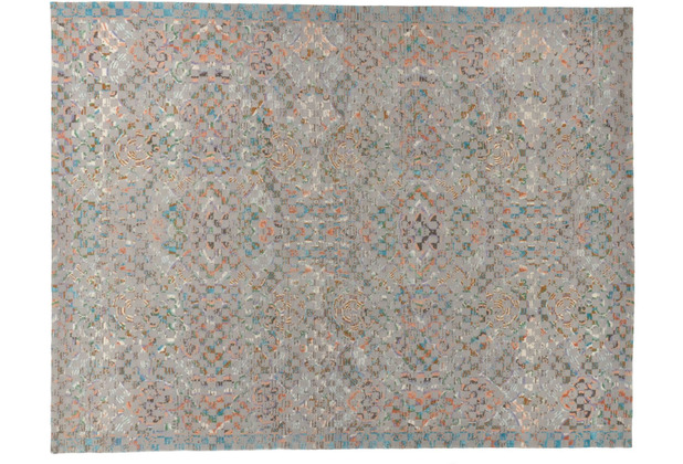 THEKO Teppich Jabu Silk 30 CX3881 grey multi 244 x 310 cm