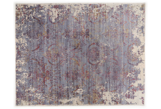 THEKO Nepalteppich Jabu Silk C2116 beige grau 243 x 306 cm