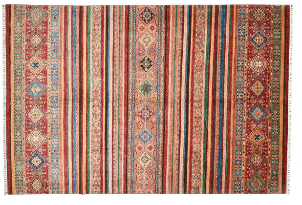 THEKO Orientteppich Kandashah 1738 red multi 246 x 369 cm
